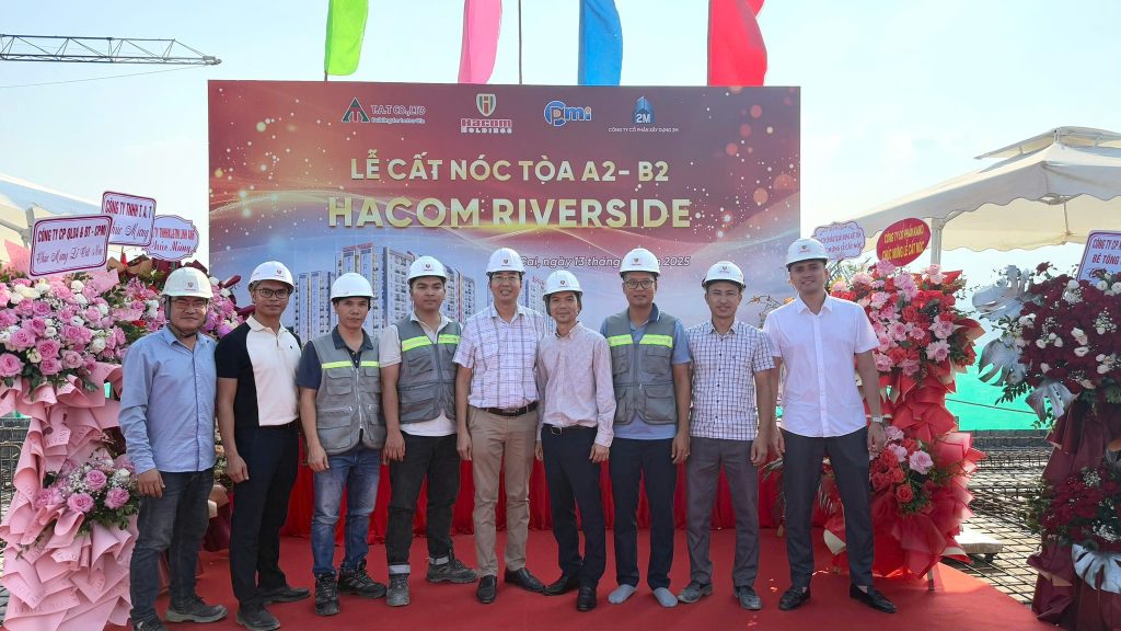 cất nóc hacom riverside lào cai tòa A2